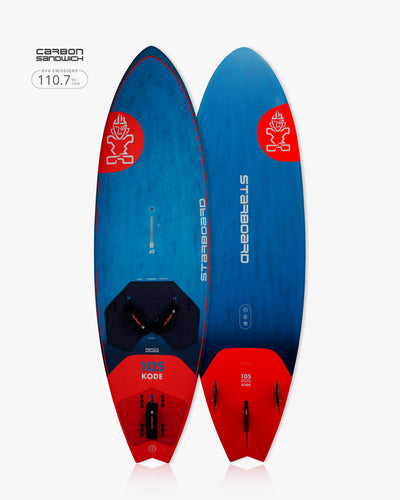 Starboard Kode 105 Carbon Sandwich tabla windsurf freeride 2025